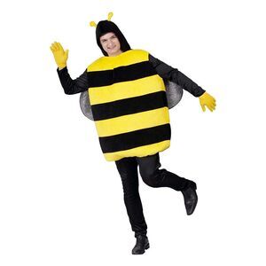 Fiestas Guirca Mens Bumblebee Costume Set / Black/Yellow